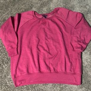 Woman’s crew neck sweater 3x pink